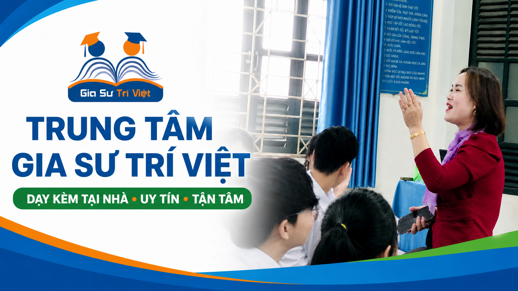 Trung Tâm Gia Sư Trí Việt theo sát hiệu quả học tập
